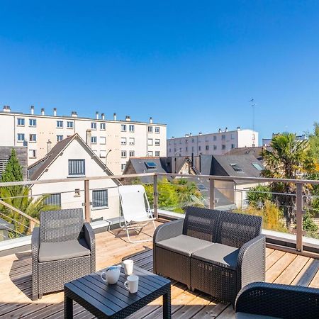 Teranga - Studio Avec Grande Terrasse Dans Rennes Bagian luar foto