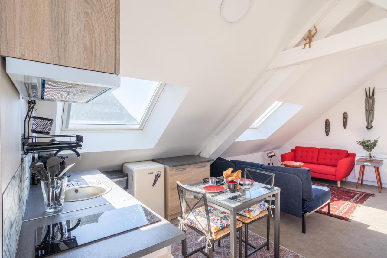Teranga - Studio Avec Grande Terrasse Dans Rennes Bagian luar foto